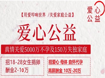凯里捐卵助孕生子 爱心志愿者招募